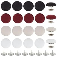 Botones De Presion Metalicos AHANDMAKER - Juego De 28 Botones De Repuesto Para Gorra De Botones Ajustables Para Jeans