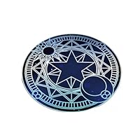 【限定・完売品】BABYL THE ONE「魔方陣ラグマット」 Amazon.co.jp: 円形 可愛い ラグマット防ダニ 魔法陣 洗える