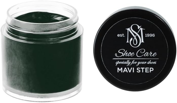 Suede & Nubuck Cream - NCS S 8505-G Blackest Forest Hue - Color Renovator & Suede Conditioner for Velvet Texture by MAVI STEP - 1.70 fl oz / 50 ml