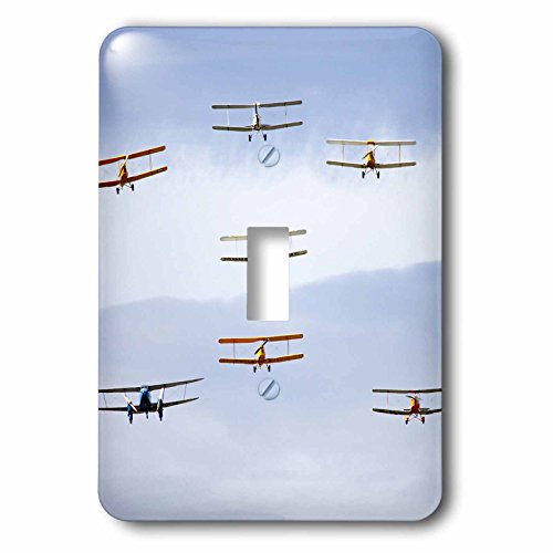 Interrupteur simple New Zealand Otago Warbirds Over Wanaka 3dRose LSP_75976_1