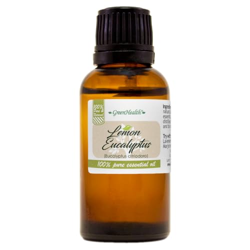 GreenHealth Lemon Eucalyptus - Aceite esencial puro 30 ml