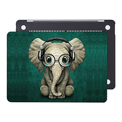 Mektron Capa para MacBook Pro de 16 polegadas, capa rígida fosca de elefante para MacBook Pro de 16