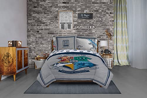 Jay Franco Harry Potter Stand Together 7 Piece Queen Size Bed Set - Includes Comforter & Sheet Set - Super Soft Kids Bedding Fade Resistant Microfiber (Official Harry Potter Product)