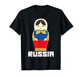 Dieser matruschkas im tshirt mit Russland Flagge Farbe Kleid für Matroschka Fans. Matroschka ist das beliebteste russische Souvenir, das die Idee der Fruchtbarkeit, Mütterlichkeit und Familie vermittelt.
