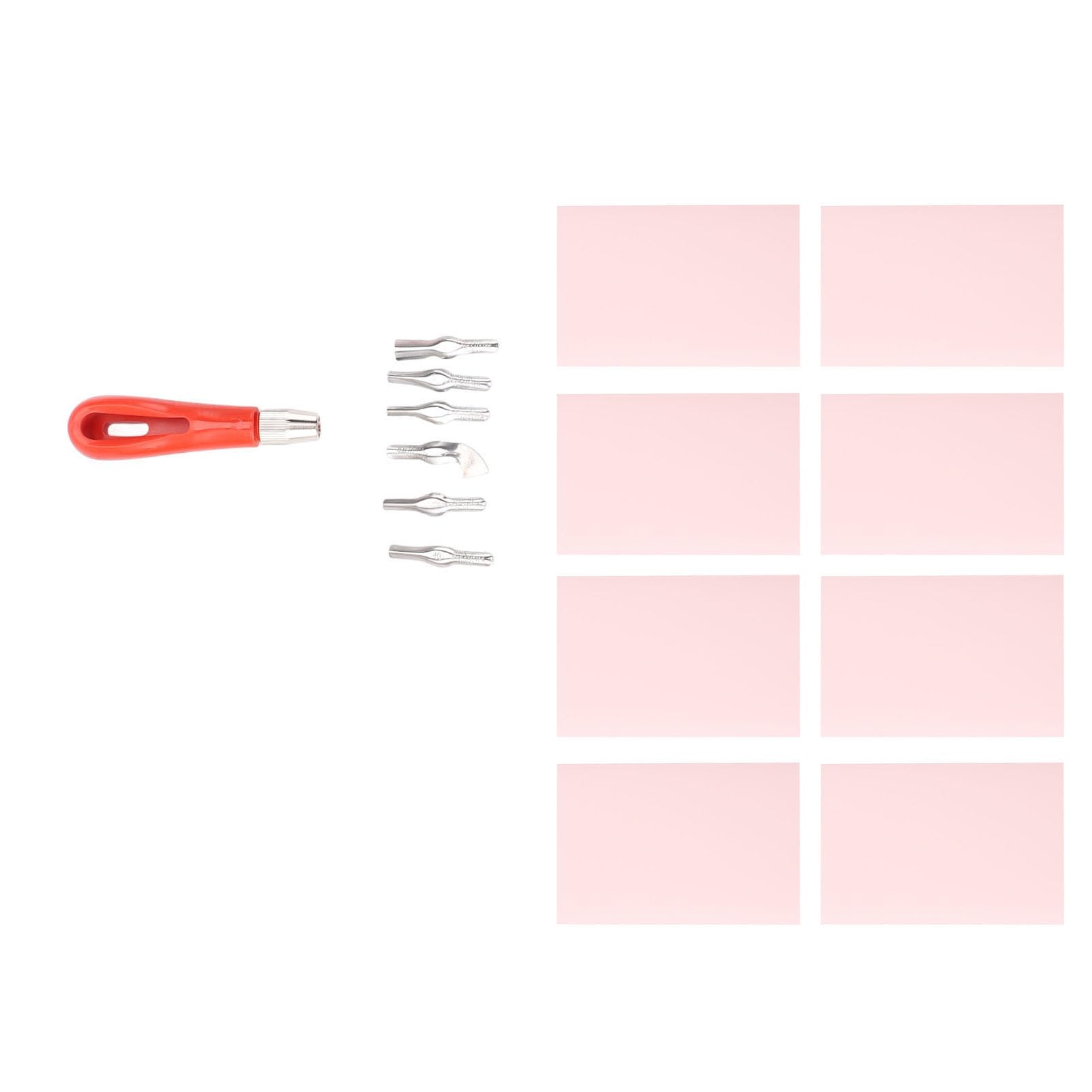 Eujgoov Kit de Tallado de Sellos de Goma, Juego de Bloques de Goma Suave y Herramientas de Tallado para Impresión de Corte de Lino, Ideal para Artistas y Entusiastas de la Artesanía