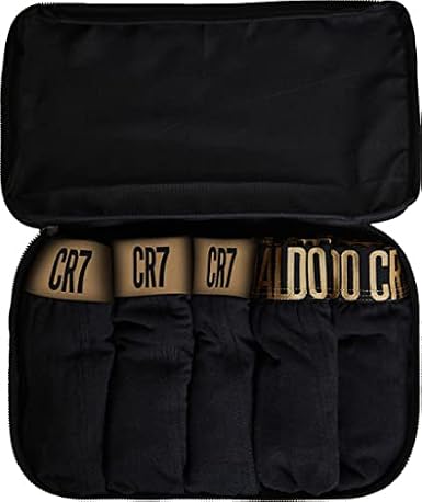 CR7 Men's 5-Pack Trunks with Travel Bag
