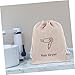 NIYANGLE Hair Dryer Storage Bag Dustproof Drawstring Case for Travel Hotels and Guesthouses Durable Faux Linen Fits All Standard Hair Dryers