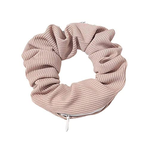 NAUXIU G5y3 Bänder mit Reißverschluss, Samt, elastisch, Haar-Accessoires, Gummi, Krawattenhalter, Seil, Kopfbedeckung, Kopfschmuck, Haarring Cover