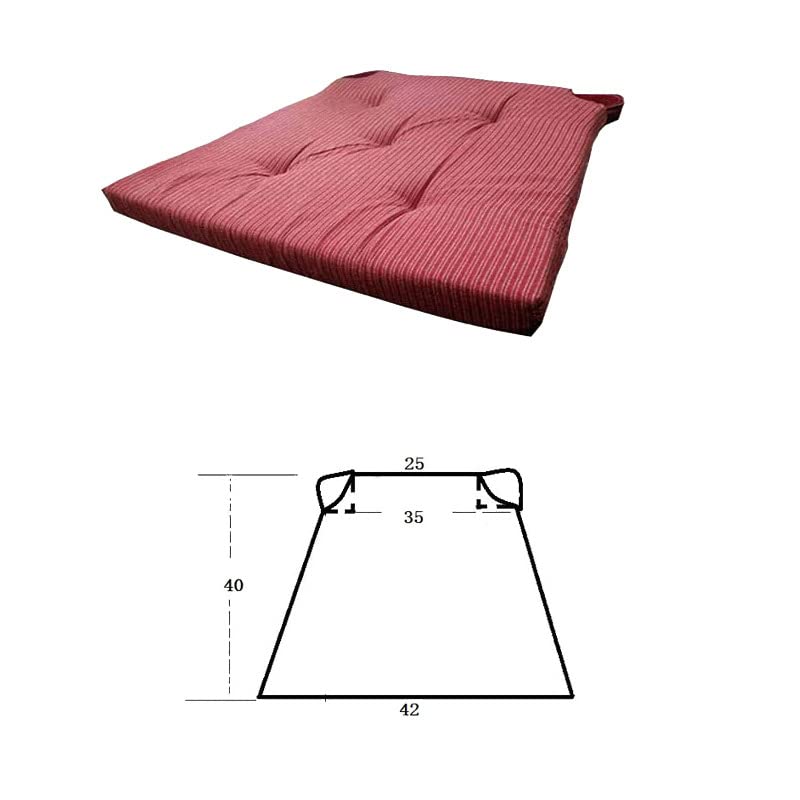 Coussin en mousse de chaise salle à manger Slish lot de 2 4 6 antidérapant
