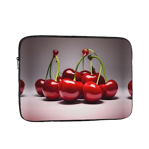 Chilean Cherries Laptop Sleeve Case 15 Inch Suitable For Notebook Computer Tablet Traveling Carrying Simple Case