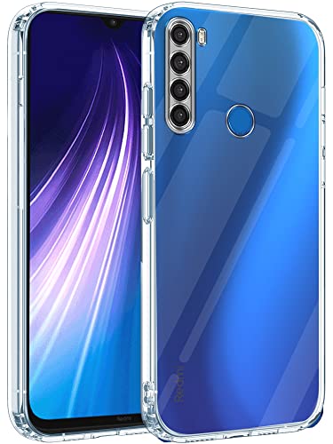 Image of Jkobi Back Cover Case for Xiaomi Mi Redmi Note 8 (Shockproof Bumpers | Transparent)
