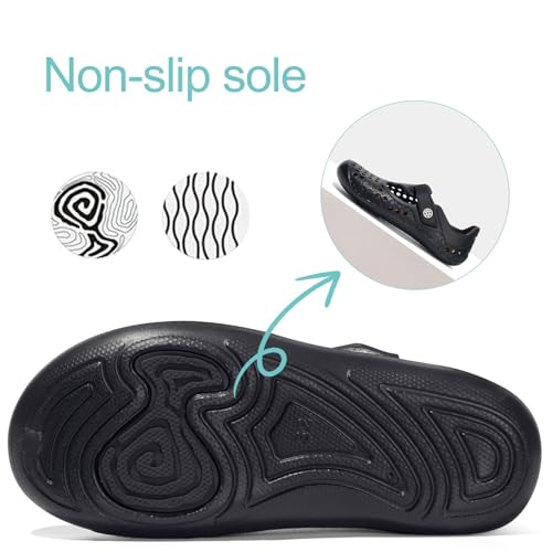 Image of Water Shoes for Kids Swim Aqua Shoes Toddler Boys Girls Barefoot Sport Beach Pool Sandals Quick Dry Lightweight Breathable Slip on Sneakers (Toddler /Little Kid /Big Kid)