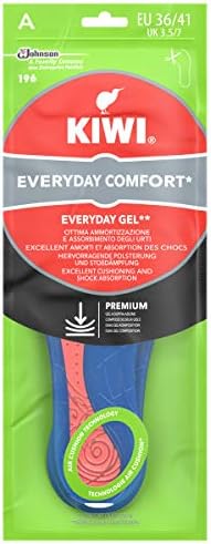 KIWIEveryday Comfort, Everyday Gel Insoles, 3.5-7 UK Sizes, 1 Pair