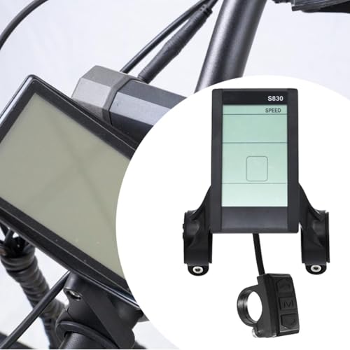 Menolana E Bike Computer Electric Bicycle Speedometer Cycling Accessories,LCD Display Meter,Outdoor,Modification Tool Cycling Computer, Waterproof Interface