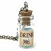 UMBRELLALABORATORY Alice in Wonderland Fairy Glow in The Dark Kawaii Necklace-Drink me