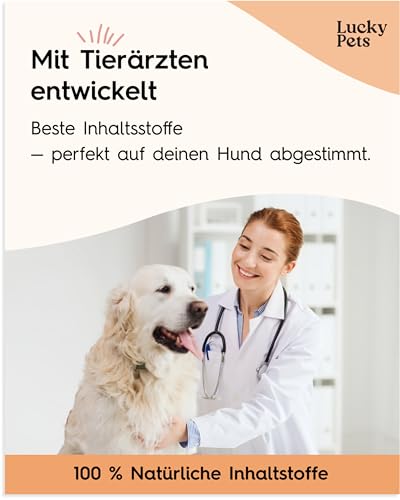 Lucky Pets Barf Pulver 1kg - Seealgenmehl Hund, Barf Zusatz Hund, 100% natürliche Mineralien und Vitamine für Hunde, Unterstützt gesunde Knochen, Haut und Fell