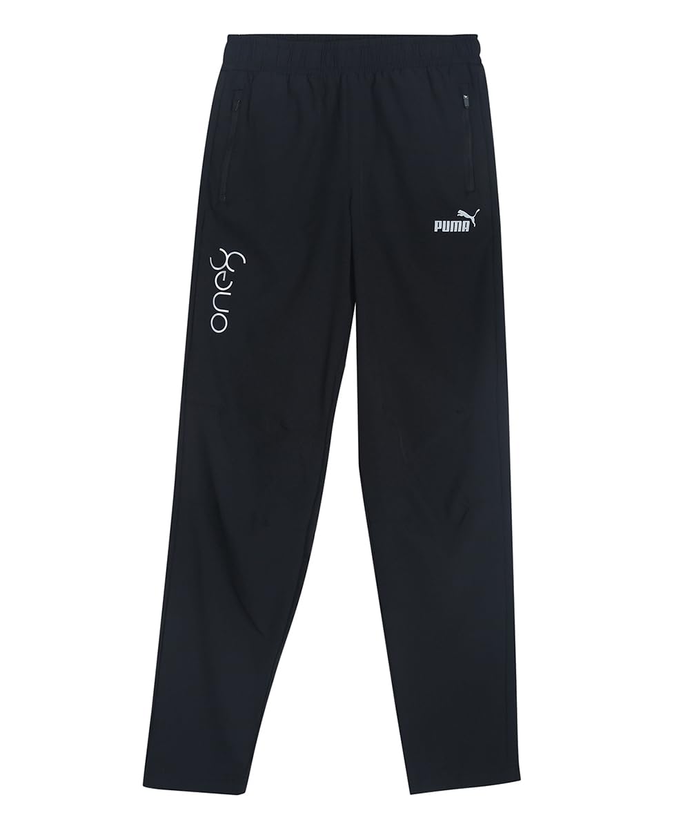 Puma Boy’s Regular Mid Rise Track Pants (849336_Black_8 Years-10 Years)