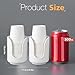dispensador de vasos de plástico para baño con rayas verticales Imagen de dispensador de vasos de plástico para baño con rayas verticales