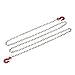 LAFEINA 1:10 RC Rock Crawler Accessories Tow Hooks and Trailer Chain Kit for SCX10 CC01 D90 D110 TF2 RC Trucks Car Parts