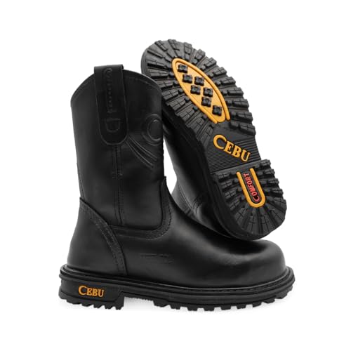 CEBU Tractor Men's Steel Toe Work Boots –Oil & Gas Resistant, Industrial & Construction Boots2