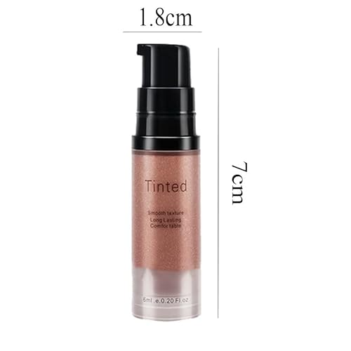 Fanlulu Liquid Highlighter Makeup,2022 The Newest Gold Liquid Face Eye Body C-Ontour Highlighter,Concealer Brightener Glow Shimmer Waterproof Smooth (Silver) #TOP6