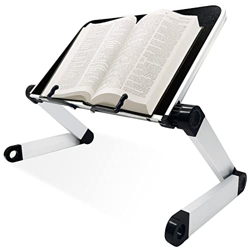 Atril Libro Extra Grande,Atril Libros ErgonóMico,Atril Lectura PortáTil Plegable de 360 ​​Grados,Soporte Libros Con Manos Libres,Atril Para Libros se Utilizar Para Sostener Libro de Recetas,Tabletas.