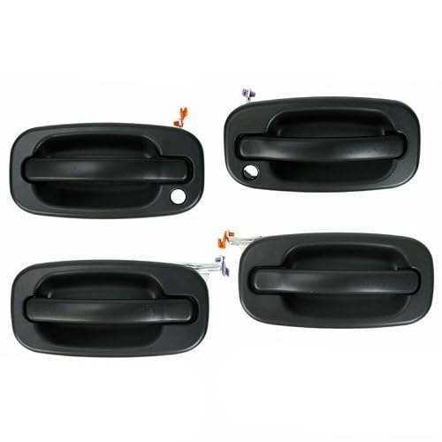 YLYOZMD Car Exterior Door Handle Auto Accessories for Chevy Silverado 1999-2006 Part Numbers 15034985 15034986 15721572 15721571 Auto Parts