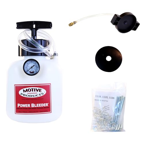 Motive Products 0101 Universal Power Bleeder 2-Quart Tank with Hose and Round Adapter