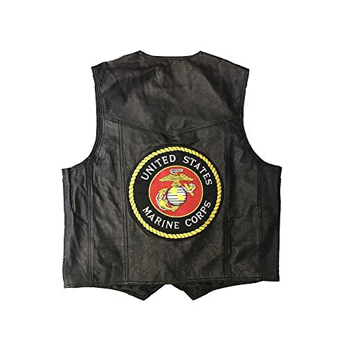 JWM U.S Marines Leather Vest (Medium)