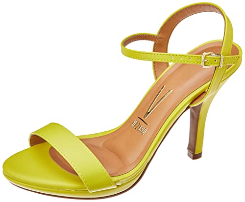 Sandália Vizzano Salto Alto Feminino, Verde, 37