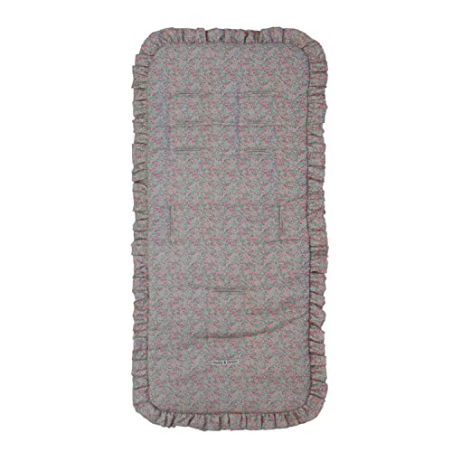 Colchoneta Silla Paseo Universal para Coche Asiento de Carro Unisex - Hecho a mano- COLECCIÓN ROSITA Y DINDIN Cover