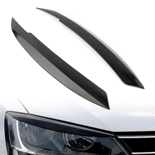 Cache de phare avant noir brillant pour VW Jetta MK6 finition premium