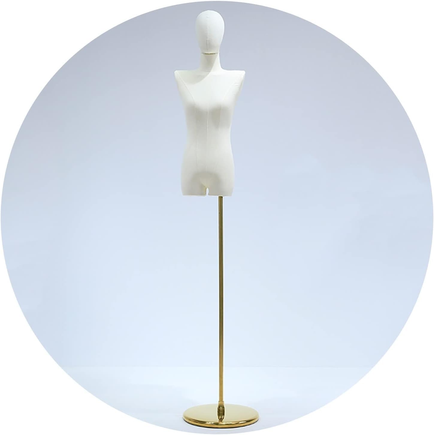 CONGRUI Female Mannequin Torso Body, Professional Dummy Model with Cloth Head, Adjustable Height Manikins