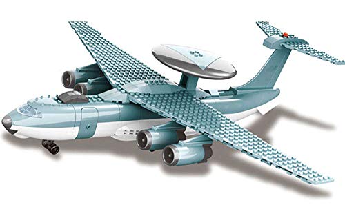 Brigamo Bausteine Flugzeug AWACS Klemmbaustein Konstruktionsspielzeug