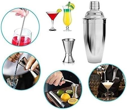 Set de Coctelera de Acero Inoxidable 750 ml miniatura 9