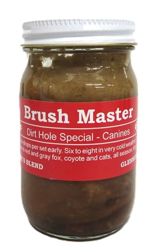 Brush Master - Canine Lure - Blackies Blend Trapping Supplies 4 Ounce Jar
