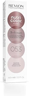 REVLON PROFESSIONAL Nutri Color Filters, Mascarilla de Coloración Temporal para el Pelo, Revive el Color del Cabello, Brillo y Coloración Intensa, Tinte Pelo Mujer Tono 053 Rosado Glacé, 100ml