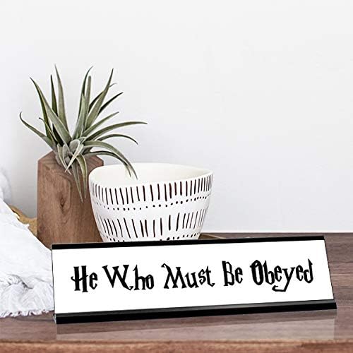 Funny Desk Plate (Everyday I'm Hustlin')