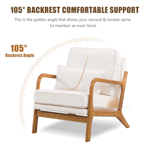 Sillón Vintage Plegable Blanco en Tela Peluche miniatura 6
