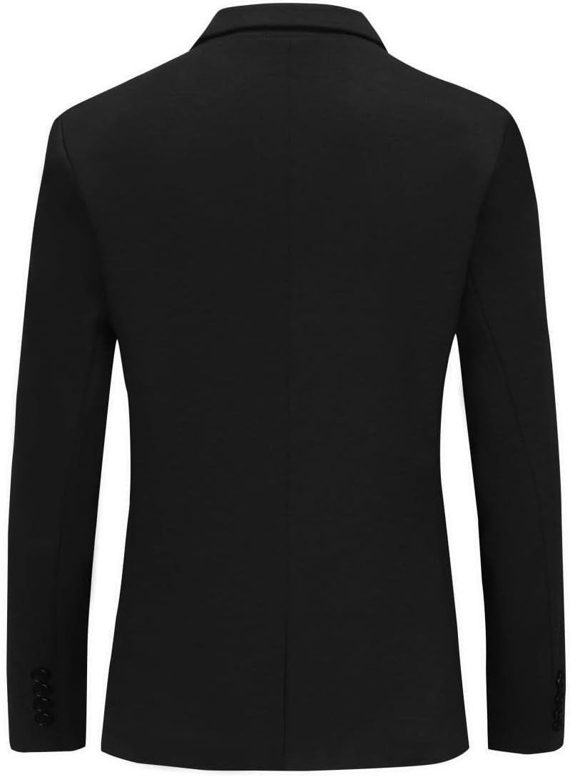 Cloudstyle Men's Suit Jacket One Button Slim Fit Sport Coat Business Daily Blazer - Image 3