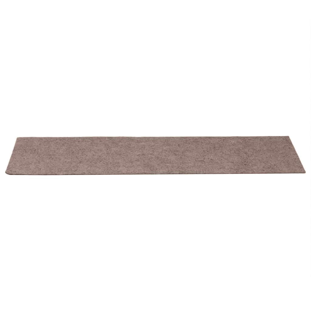 Maty na schody, samoprzylepne, jasnobrązowe, 15 szt., 76 x 20 cm, prostokątne, na schody i korytarz, antypoślizgowe nakładki na schody, ochrona przed stopniem, wykładzina podłogowa, renowacja