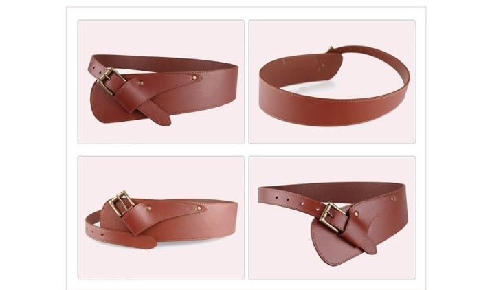 T Stage Show Women's Wide Waist Seal Oblique Women's Belt Decorative Belt4