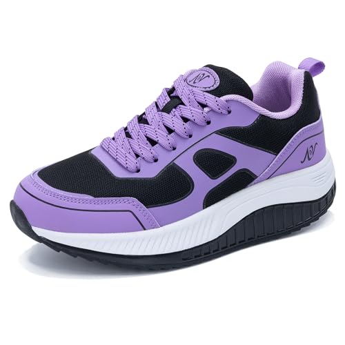 GANNOU Orthopädische Schuhe Damen Fersensporn Plantarfasziitis Abrollschuhe