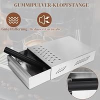 EFUTURETIME Kaffeesatz Abschlagbehälter 35x 25x 10 cm Sudschublade,Silber – Ansicht 4