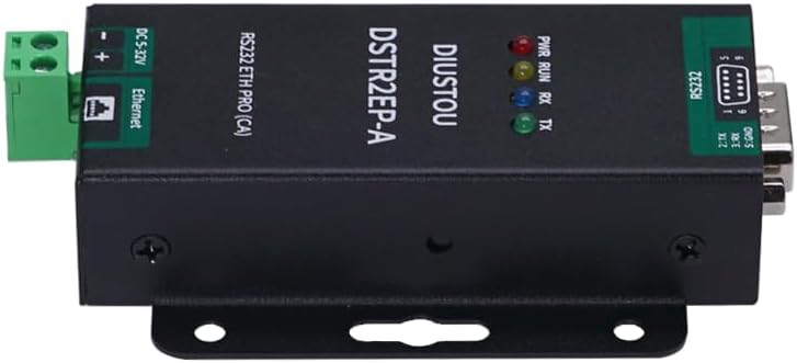 Industrial-Grade Device RS232 to ETH Networking Server Modbus TCP Gateway Supports MQTT Protocol DB9 Interface to RJ45