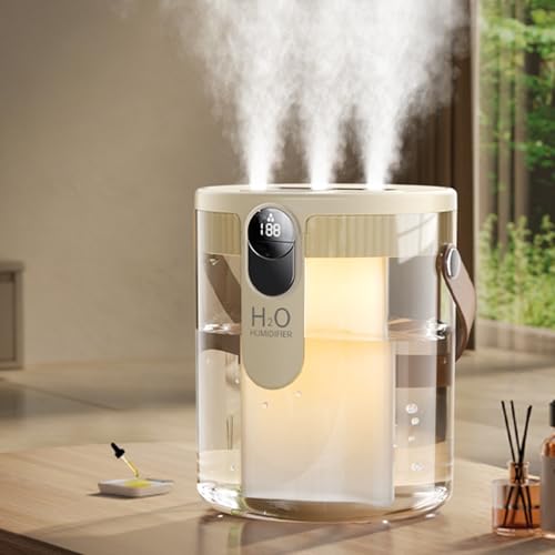 Humidificateur 2,5 L contre l'air sec de la chambre avec 5 niveaux de brume réglables - 3