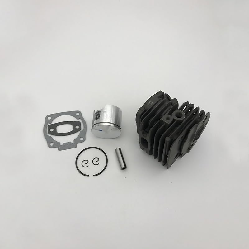 Części do kosiarki HUNDURE 46MM zespół tłoka cylindra z zestawem uszczelek do części silnika piły łańcuchowej Husqvarna 51 55 RANCHER #503 60 91 71