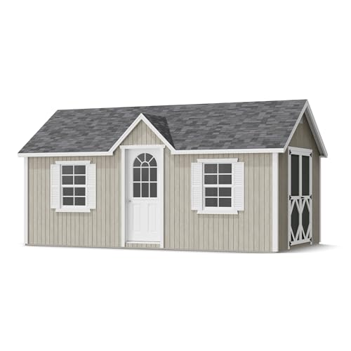 Little Cottage Co. 10x18 Classic Cottage with Floor, Outdoor Wood