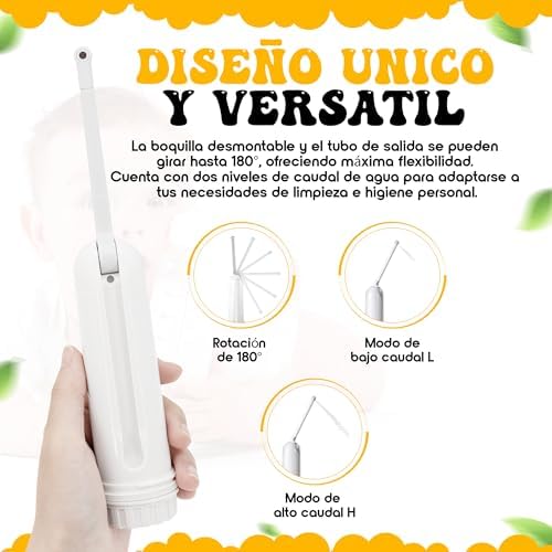Miniatura 4 de Bidet Portatil de Viaje de primera calidad - Botella Perineal Postparto con Boquilla Ajustable, Portable Bidet, Botella Lavado Perineal Postparto para Uso Personal, Botella de bidé