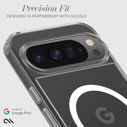 Image of Case-Mate Tough Google Pixel 10 Pro XL Case - Rugged Phone Case - Clear